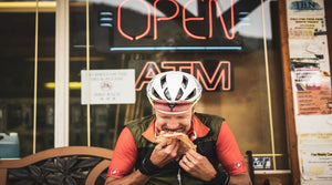 Rob Britton fueling on food during BC Epic